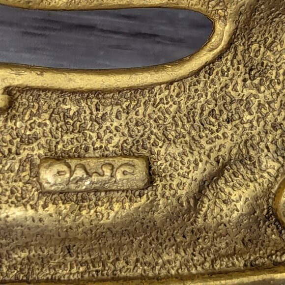 Vintage Gold Tone AJC Realtor Gold Brooch/Pin - Picture 3 of 4